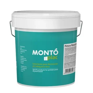 Montoplac Mate | Pintura Mate para Pladur y PYL | Acabado Profesional en Paredes y Techos (Blanco)