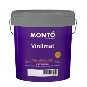 Vinilmat SB Lisos | Pintura Plástica Mate para Acabados Lisos | Tecnología Tixoless para Bajo Salpicado (Blanco)