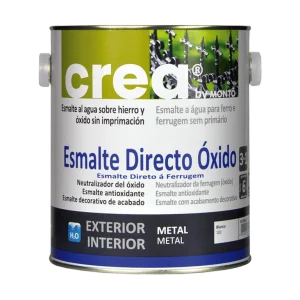 Crea Esmalte Directo Óxido | Esmalte Antioxidante al Agua | Directo sobre Metal Oxidado