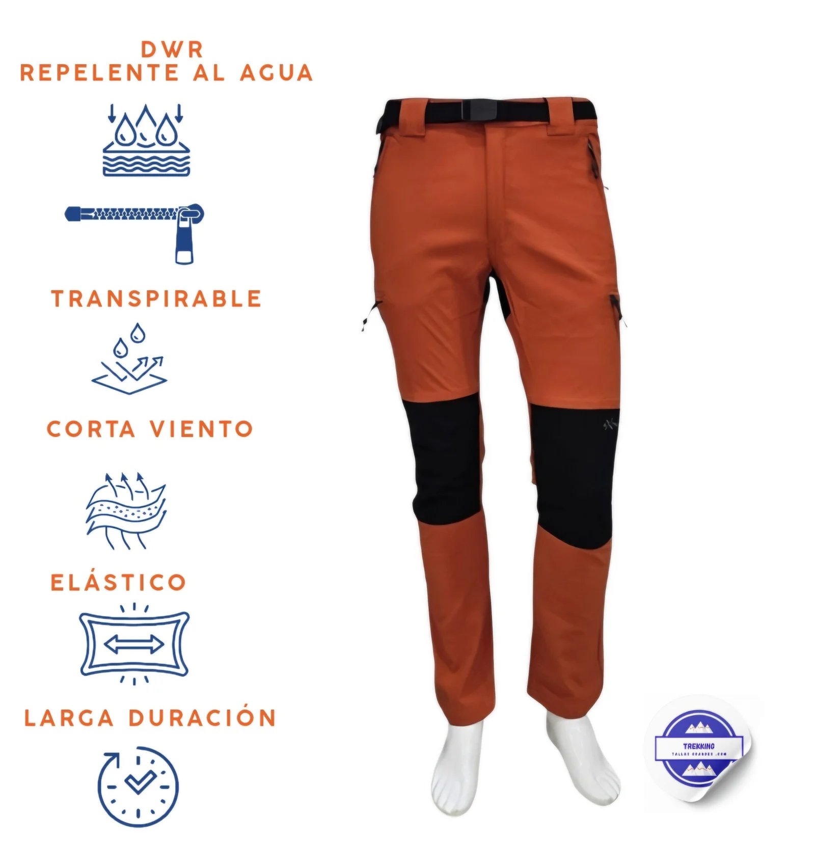 Pantalón de Trekking Invierno para Hombre Madeira – Tallas Grandes - Imagen 7