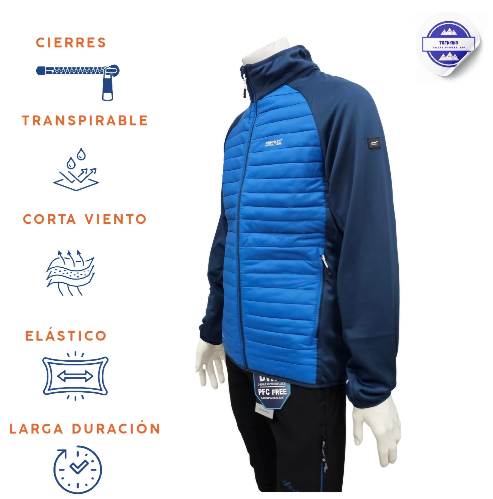 Chaqueta Híbrida Regatta para Hombre 5XL - Imagen 3