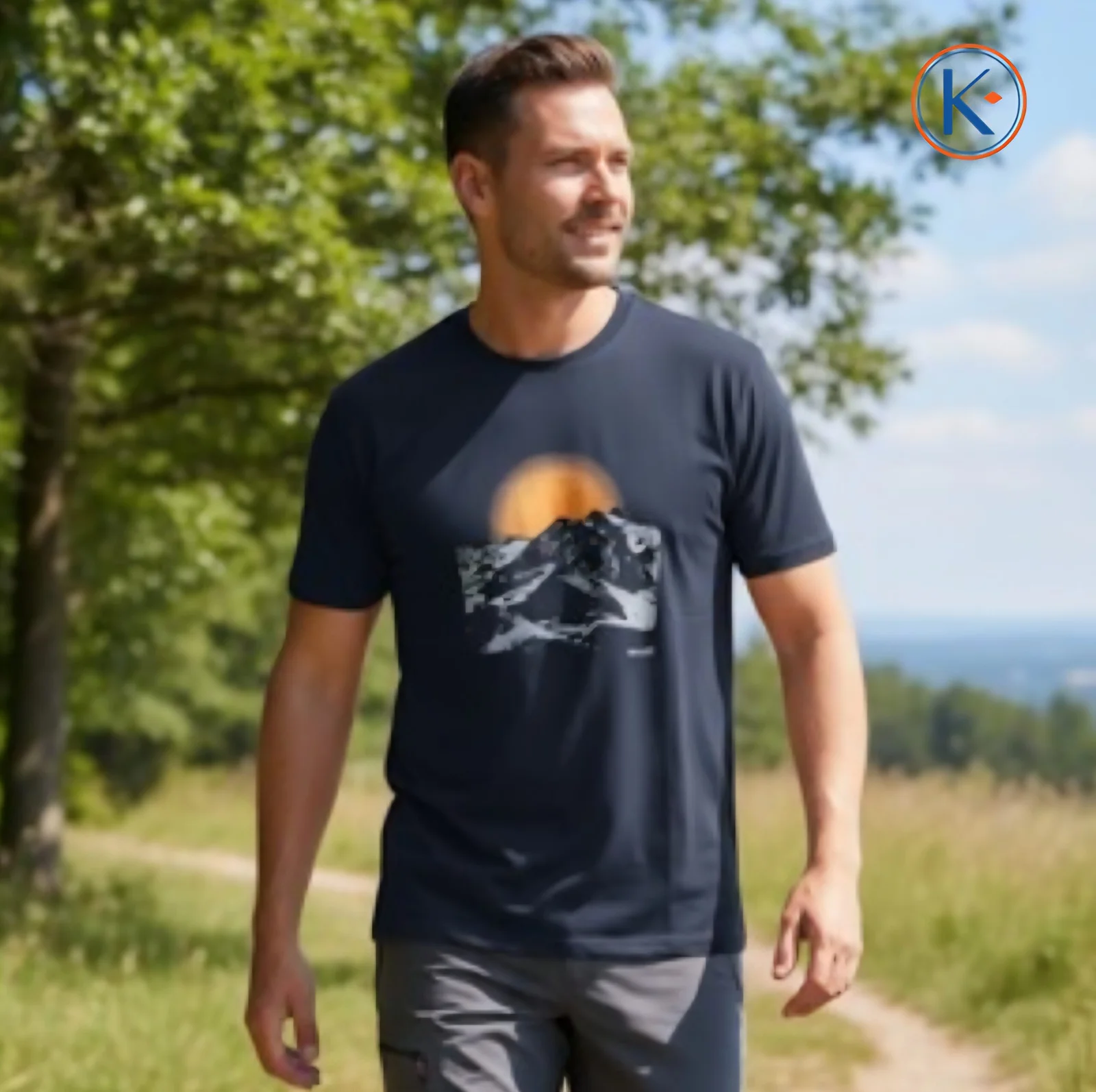 Camiseta Técnica serigrafía de Tallas Grandes Regatta - Imagen 2